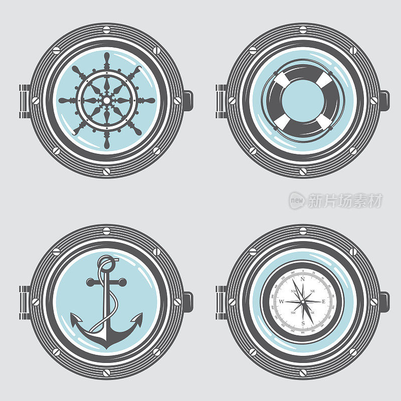 nautical elements collection